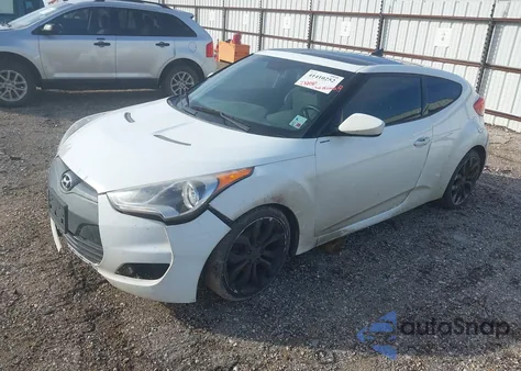 2013 Hyundai Veloster Base W/Gray из США, поврежденный, VIN KMHTC6AD4DU140121